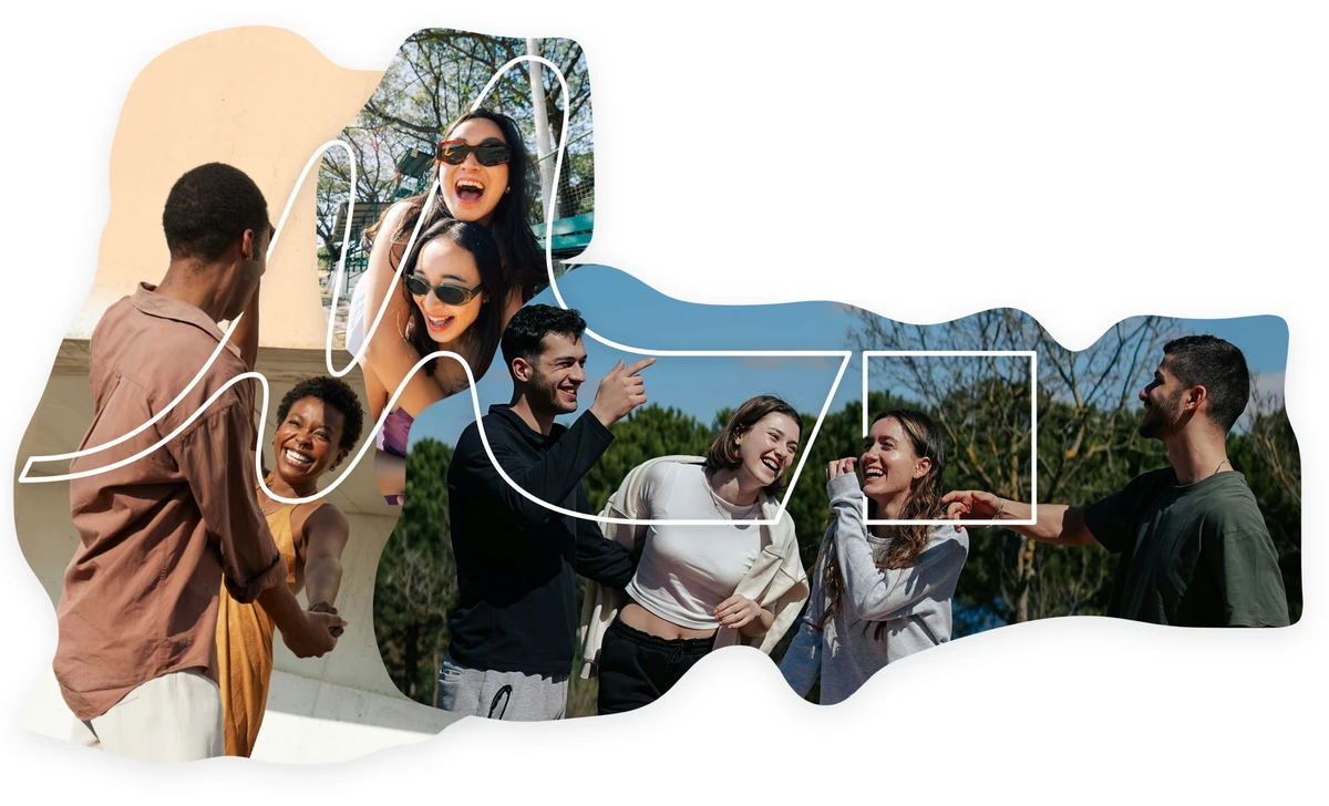 Friends connecting